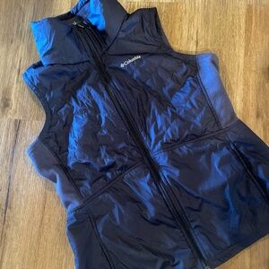 Columbia thinsulate L large navy blue vest jacket